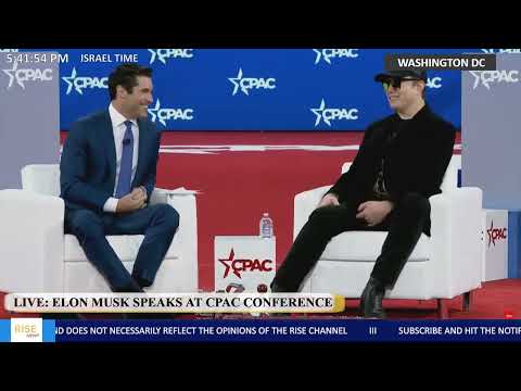 LIVE: Elon Musk Speaks at CPAC Conference (R$E)