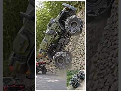 Xe Đặc Chủng 2 Cầu Bánh Lốp Leo Núi Cực Ngầu KT1026. #minhxoai19