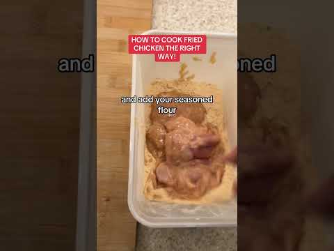 The best way to cook fried chicken, please do this you will thank me