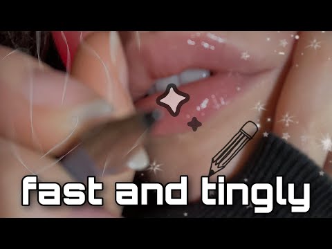 FAST ASMR | Cranial Nerve Exam w/ No Props (chaotic triggers, close up, doctor roleplay)