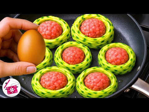 Просто натрите Кабачки, Картошку и добавьте Фарш!