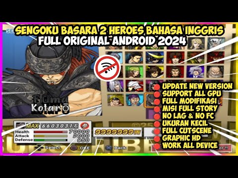 Sengoku Basara 2 Heroes Bahasa Inggris Full Offline Ukuran Kecil Di Android Terbaru 2024