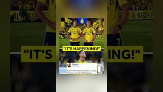 😳⚽ "Scene When Ronaldo Jr. Assists Ronaldo Sr. for 1000th Goal"  #football