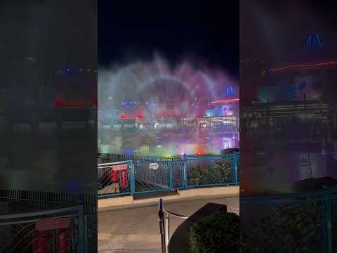 What Can You See From this Halloween Fountain Night Show?! #shorts #halloween #show #funny #lol