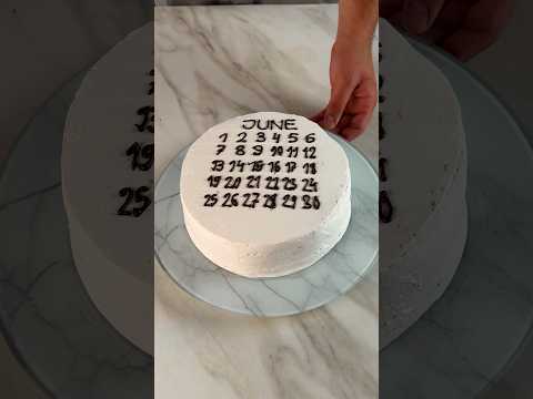 Birthday Month Cake Idea 🎂 #creative #birthdaycake #idea