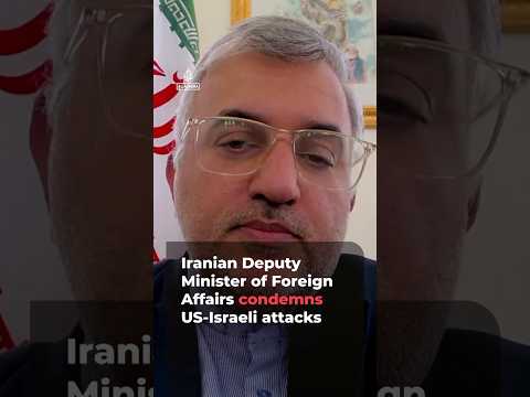 Iranian deputy minister of foreign Affairs condemns US-Israeli attacks | AJ #shorts