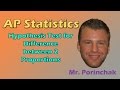 Hypothesis Testing for Proportions