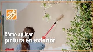 Cómo aplicar pintura en exterior