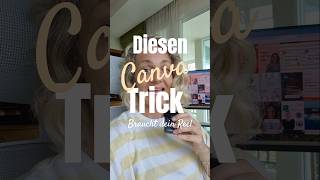 Canva-Hack für dein nächstes Insta-Reel 🥳 #canva #canvatutorial #sogehtcanva #reelsinstagram