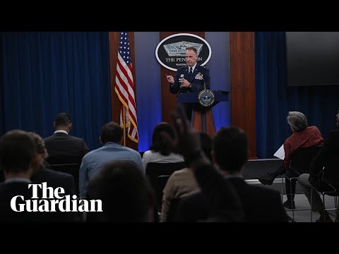 US pentagon hold press conference – watch live