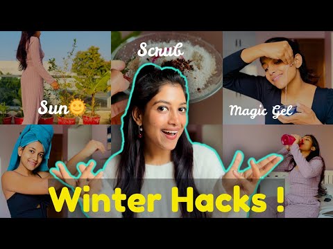 Top 10 ✅ WINTER HACKS ❄️ Skincare , Haircare , Bodycare at Home 💖