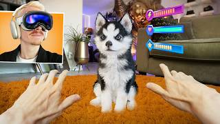 This Apple Vision Pro AR Pet Simulator Lets You Adopt A Virtual Puppy