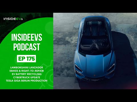 InsideEVs Podcast #175: Lamborghini Lanzador EV Concept, EBikes, EV Battery Recycling & Tesla News