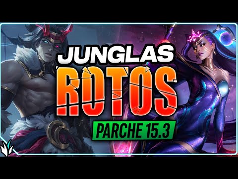 ¿Cuáles son los Campeones MÁS ROTOS de la Jungla en 2025? |  TIER LIST MEJORES JUNGLAS PARCHE 15.3