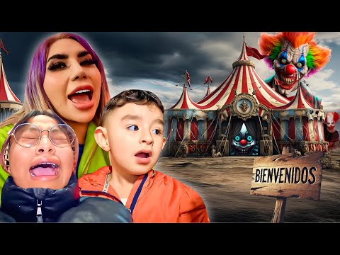 fuimos al circo del terror de kim Shantal y nos dieron el peor susto