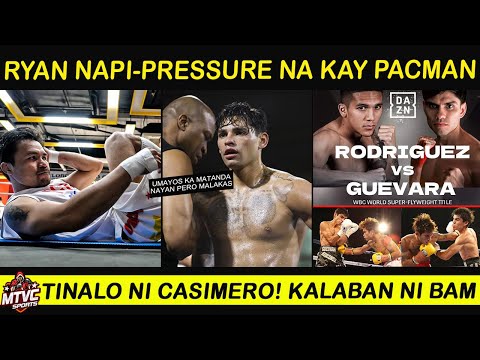 PACQUIAO Pini-Pressure si Ryan Garcia! Bugbugan sa Exibition | Bam vs Guevara!