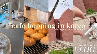 cafe hopping in korea ☕️ the biggest, most unique cafes! | KOREA VLOG [ENG/한글]