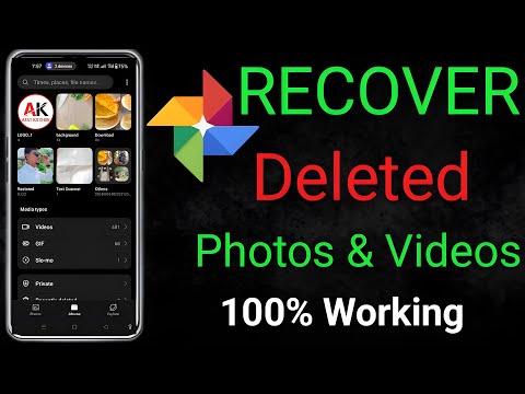 How To Recover Permanently DELETED  photos videos📵 restore📷