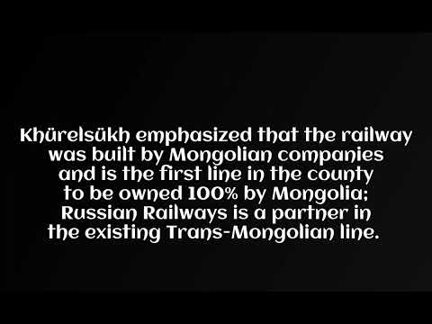 Mongolian heavy haul coal railway opens