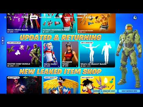 All NEW Winterfest UPDATED & Returning Shops (Super OG, DC Batman & Harley, Cyberpunk, Master Chief)