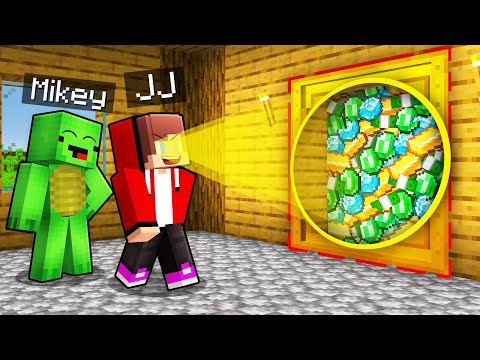 Mikey and JJ Robbed 1,000,000 Diamonds in Minecraft (Maizen)