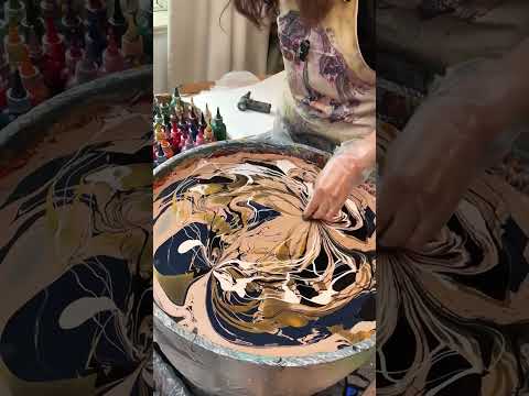 From Plain Bag to Art | Lacquer Meets Fashion 👜 #lacquer #art #diy #handmade #bag #fyp #shorts
