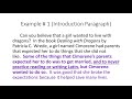 Understanding Body Paragraph Structure