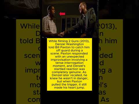 Denzel Washington’s Reaction to Bill Paxton Was COMPLETELY REAL#shorts
