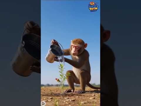 "Farmer Was Hungry… So the Monkey Planted a Tree! 🌳🍴" #ai #cartoon #virelshorts #ytshorts