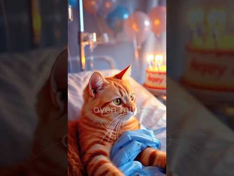#animalintelligence #cat #cake #o #aiandcats #happybirthday #aicats #funny #kitten #o