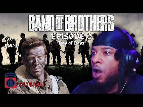 Gen Z Paratrooper reacts to "Band of Brothers : Episode 2 'Day of Days' "... This Gave me CHILLS 😪