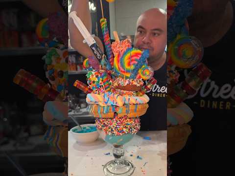 The OMG BIRTHDAY BOWL from Elm Street Diner in Stamford, CT! 🍦 INSANE! WHO’S HUNGRY?! #DEVOURPOWER