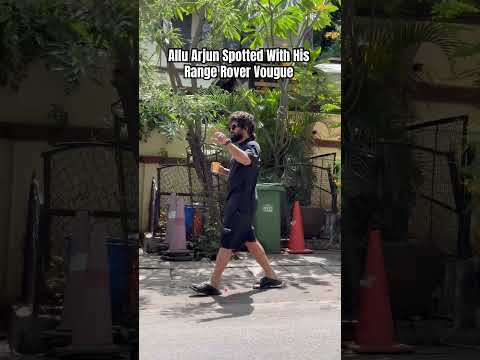 Allu Arjun 😈 #hyderabad #automobile #india #allu #alluarjun #tollywood #shorts #youtube #supercar