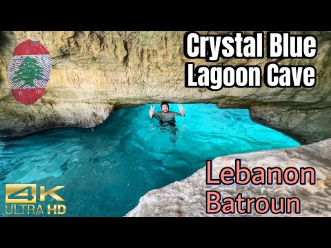 The Lebanese Maldives: Blue lagoon caves in Batroun, Lebanon | Adventures & hidden gems in Lebanon🇱🇧