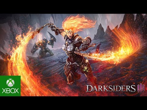 Darksiders III unveils new gameplay and Fury in her fire form.