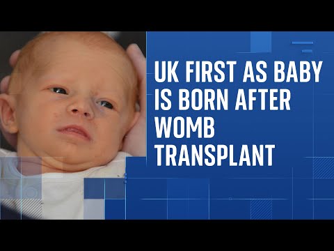Baby girl becomes first child in UK to be born from womb transplant
