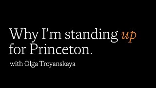Professor Olga Troyanskaya shares why she is standing up for Princeton University