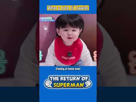What a Cute Lil Crawler😆 #TheReturnofSuperman | KBS WORLD TV