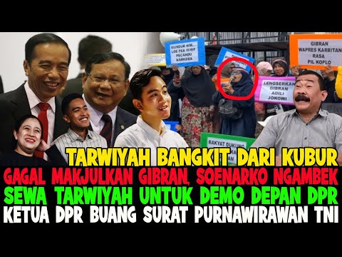 JADI NGAKAK 😂😂 GAGAL SERANG GIBRAN, PURNAWIRAWAN KINI SEWA TARWIYAH & EMAK" DEMO DEPAN DPR