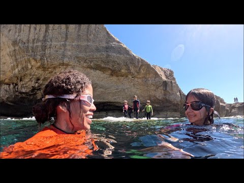 2 days in Gozo with kids || The BLUE HOLE Dwejra Bay ENG.