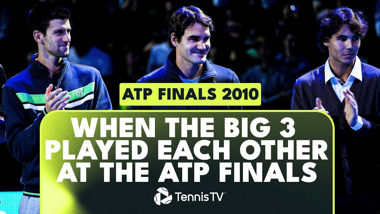 The Year The Big 3 All Played Each Other At The ATP Finals 🥵
