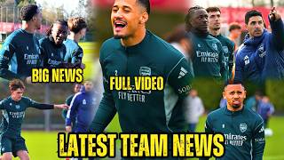 ✅Arsenal Training Story: Arteta Cancels Friendly After Injury Setbacks | International Break Reset