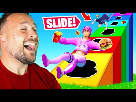 I USE ADMIN CHEATS in SLIDE 4 LOOT in Fortnite