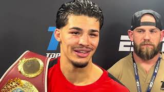 BATTLE TESTED Xander Zayas talks winning 1st title #xanderzayas