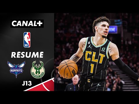 Résumé Hornets / Bucks  - NBA saison régulière 2024-2025 (J13)