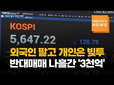 외국인 11조 던질 때 개미는 빚내서 샀다…반대매매 나흘째 500억 넘어