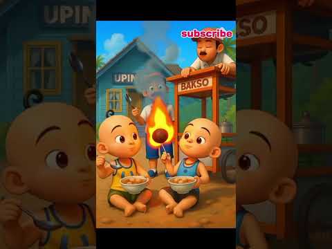 upin ipin. lagi makan bakso tiba tiba bakso nya kebakar #subscribe #upinipin #shortvideo #shorts
