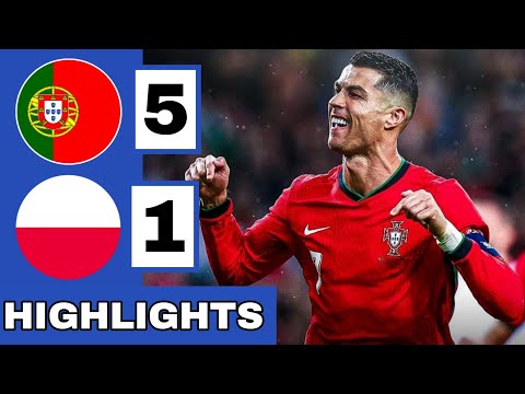 🔴Portugal vs Poland (5-1) Extended HIGHLIGHTS | UEFA Nations League