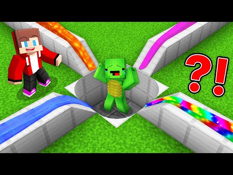 JJ Use Dangerous Liquids To Prank Mikey in Minecraft (Maizen)