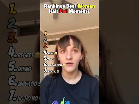 トレンド創作の動画サムネイル - Ranking Best Woman Hair Fail Moments 😂